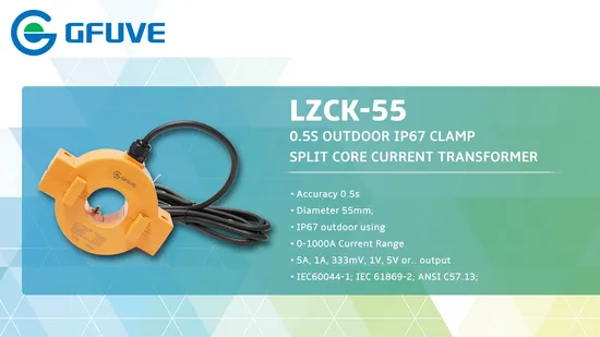 Lzck-55 Clamp Outdoor Wasserdichter Split-Core-Stromwandler