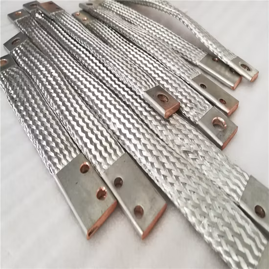 250A Shunts mit flachen, verzinnten Geflechtanschlüssen