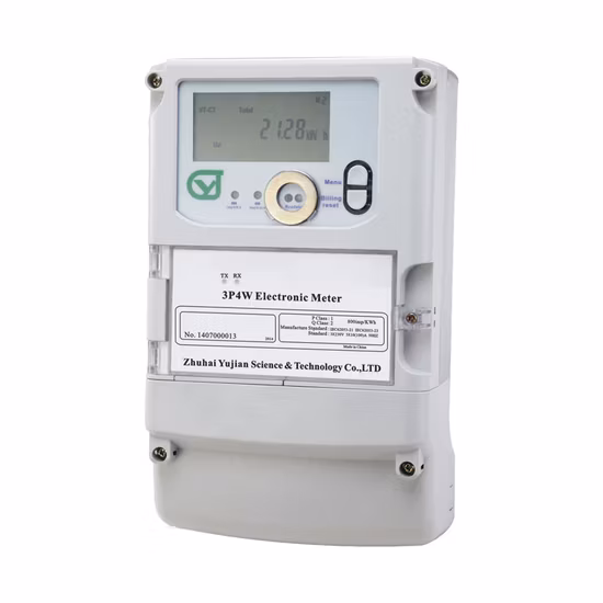Dreiphasiger elektronischer Energiezähler für die normale Stadtklasse 1