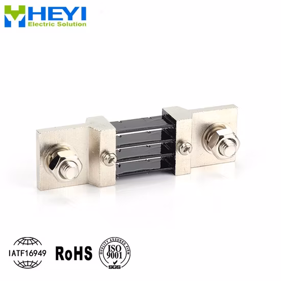 150–600 A 75 mV FL-2 Manganin-Kupfer-DC-Shunt für analoges Amperemeter