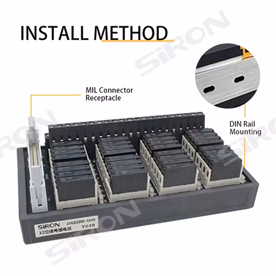 Siron Y449-D 32-Wege-Relais-Ausgangsmodul, Ausgangsverstärkerplatine, SPS-Relais-Steuermodul, Ausgangsschutz