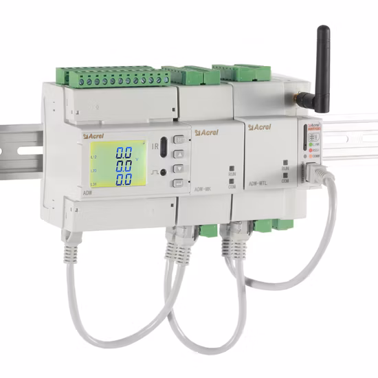 Drahtloser dreiphasiger Mehrkanal-Energiezähler für Elektrizität mit WiFi 4G