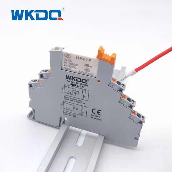 Geya Fy-41f-3 DIN-Schienen-Hongfa-Relais mit Sockel 1 Co-Relaismodul, 12 VDC oder 24 VDC-Relaismodul